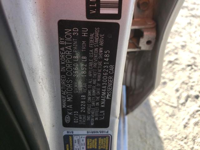 Photo 11 VIN: KNADM4A30D6231485 - KIA RIO LX 