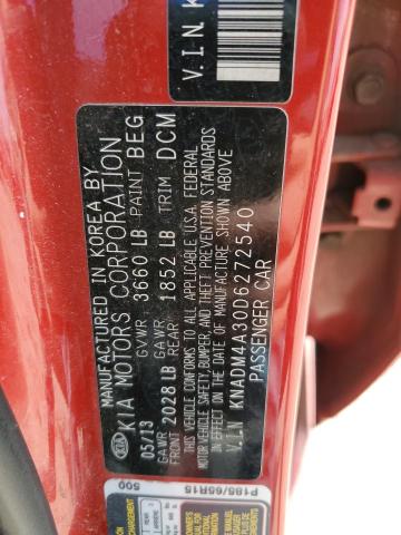 Photo 11 VIN: KNADM4A30D6272540 - KIA RIO 