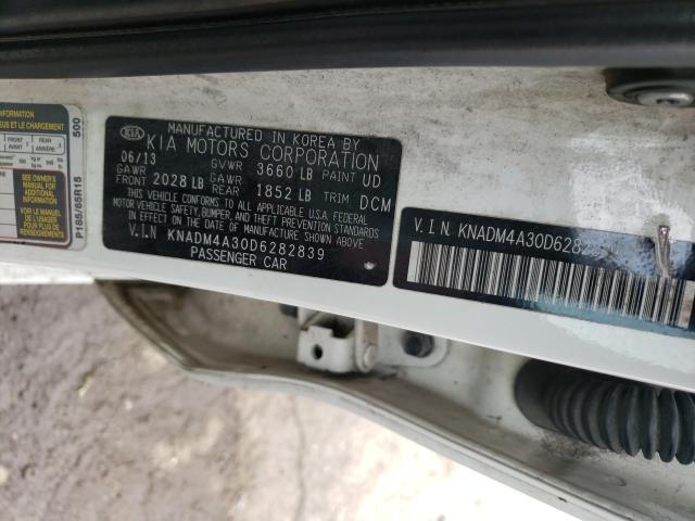 Photo 9 VIN: KNADM4A30D6282839 - KIA RIO LX 