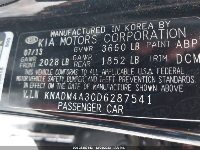 Photo 8 VIN: KNADM4A30D6287541 - KIA RIO 