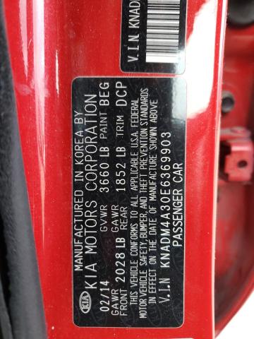 Photo 9 VIN: KNADM4A30E6369903 - KIA RIO LX 