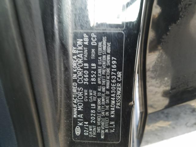 Photo 9 VIN: KNADM4A30E6371697 - KIA RIO LX 