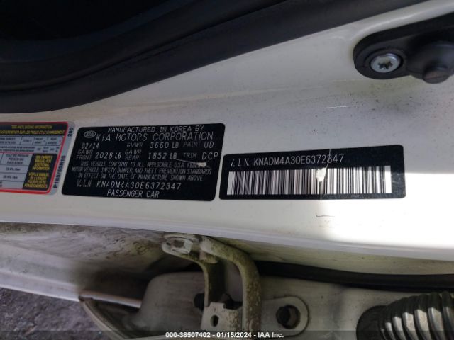 Photo 8 VIN: KNADM4A30E6372347 - KIA RIO 