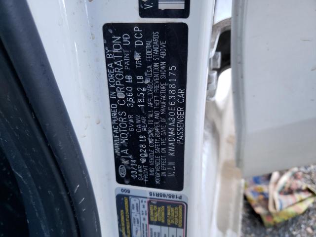 Photo 11 VIN: KNADM4A30E6388175 - KIA RIO 