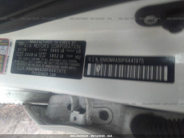 Photo 8 VIN: KNADM4A30F6441975 - KIA RIO 