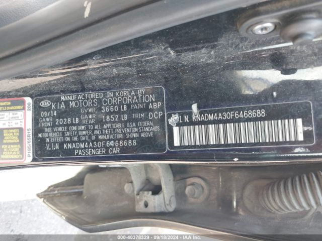 Photo 8 VIN: KNADM4A30F6468688 - KIA RIO 