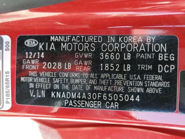 Photo 11 VIN: KNADM4A30F6505044 - KIA RIO LX 