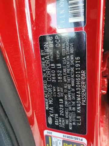 Photo 12 VIN: KNADM4A30H6011916 - KIA RIO 