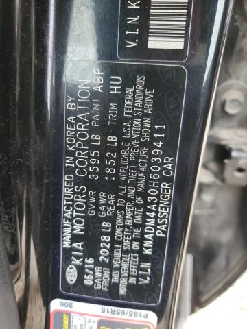 Photo 11 VIN: KNADM4A30H6039411 - KIA RIO 