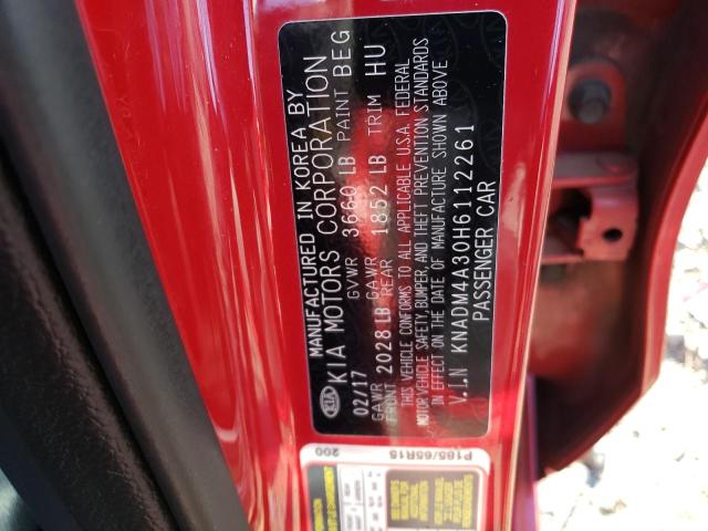 Photo 11 VIN: KNADM4A30H6112261 - KIA RIO 