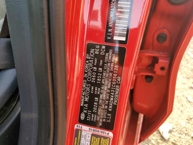 Photo 9 VIN: KNADM4A31C6056128 - KIA RIO LX 