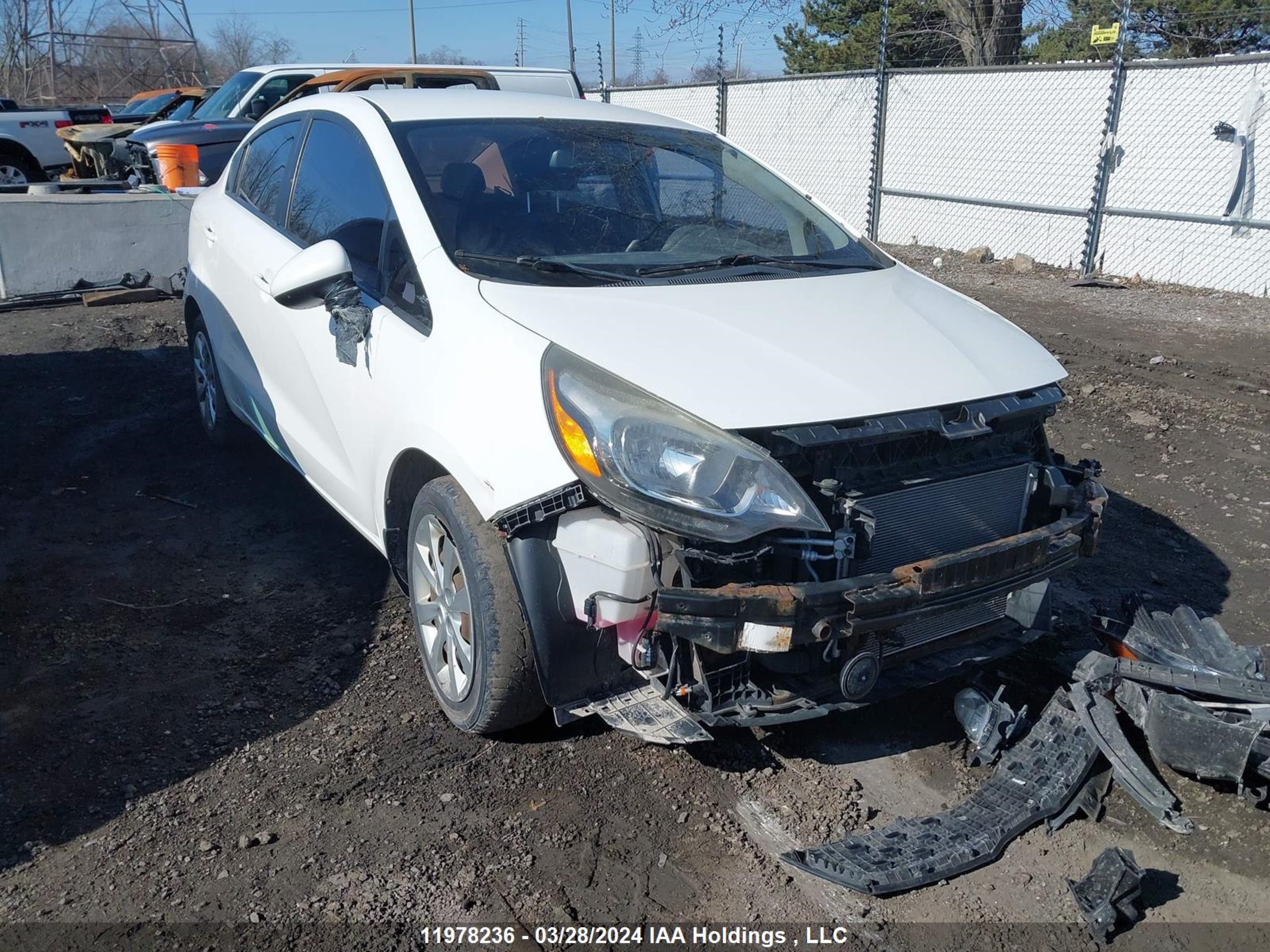 Photo 0 VIN: KNADM4A31C6081191 - KIA RIO 