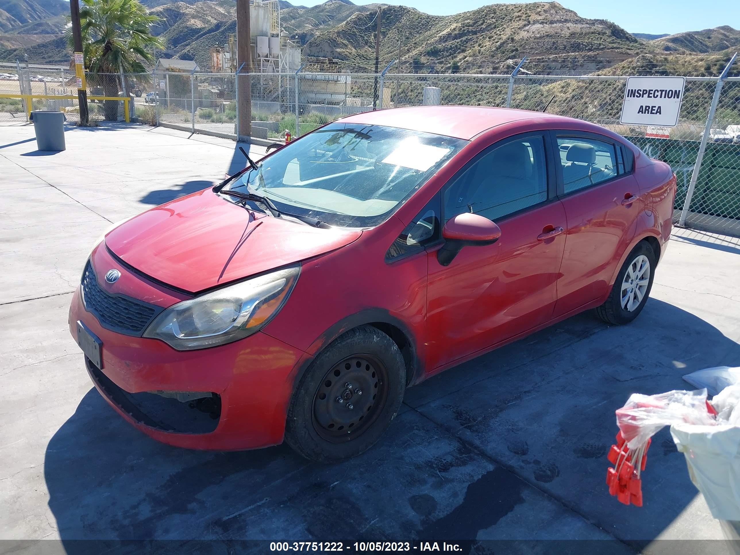 Photo 1 VIN: KNADM4A31D6231303 - KIA RIO 