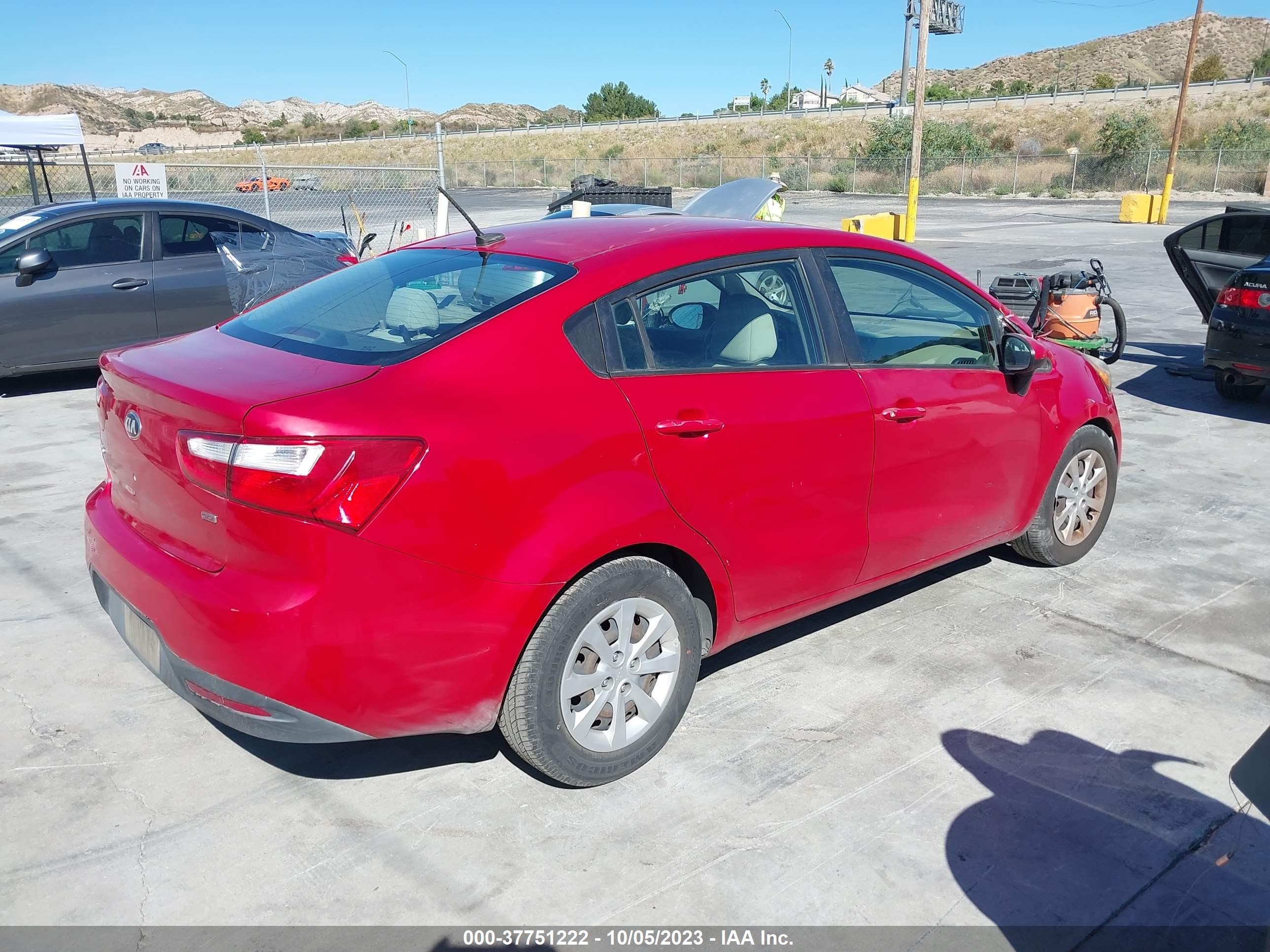 Photo 3 VIN: KNADM4A31D6231303 - KIA RIO 