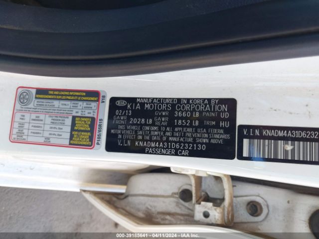 Photo 8 VIN: KNADM4A31D6232130 - KIA RIO 