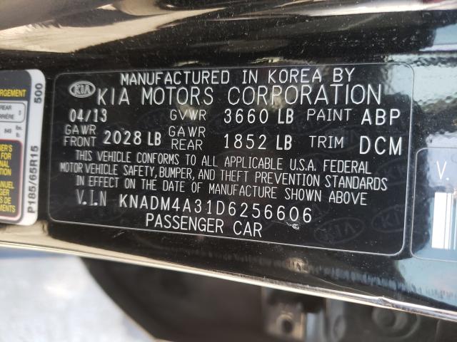 Photo 9 VIN: KNADM4A31D6256606 - KIA RIO 