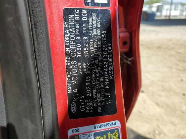 Photo 11 VIN: KNADM4A31D6293655 - KIA RIO LX 