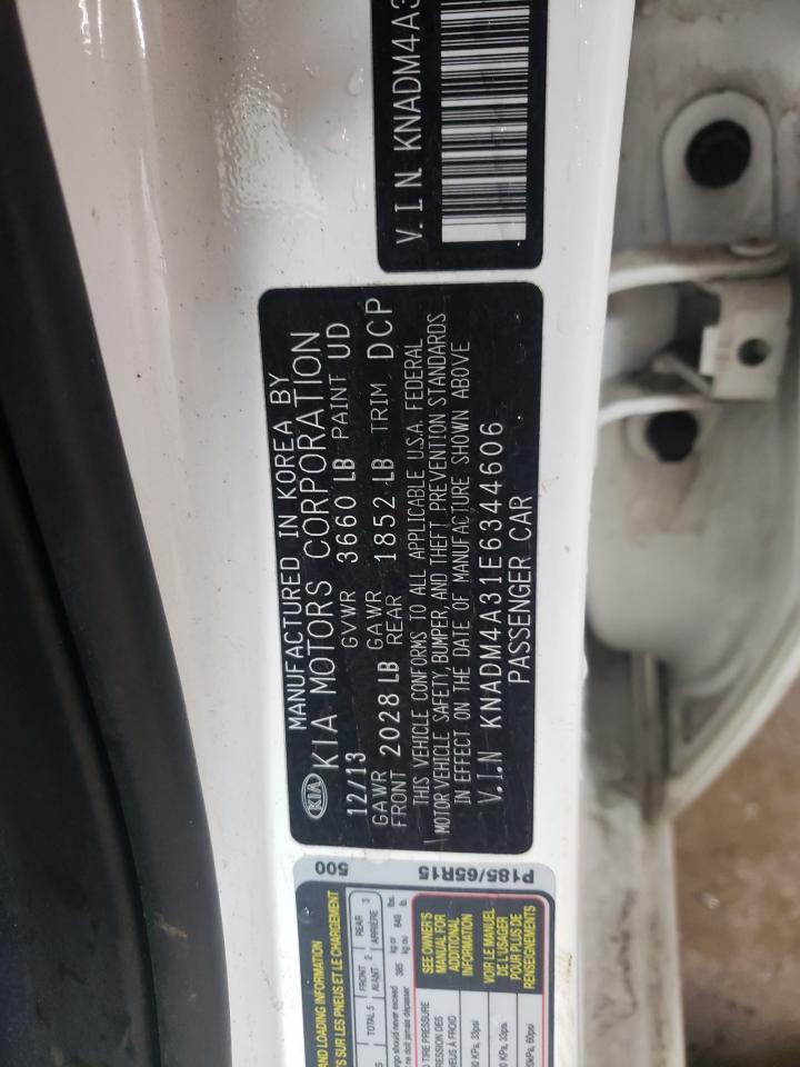 Photo 11 VIN: KNADM4A31E6344606 - KIA RIO 