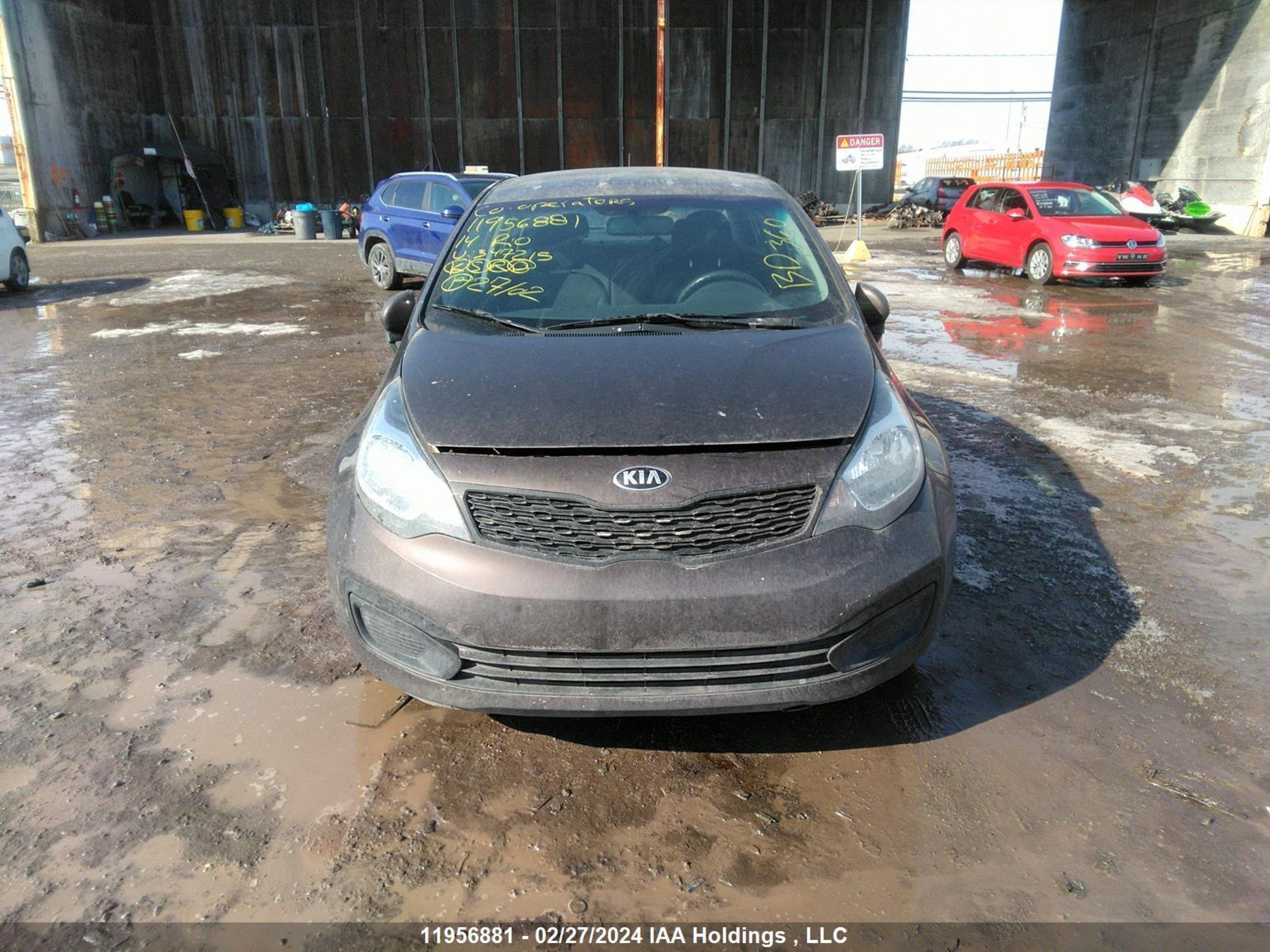 Photo 11 VIN: KNADM4A31E6347215 - KIA RIO 