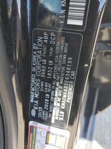 Photo 11 VIN: KNADM4A31E6348199 - KIA RIO LX 