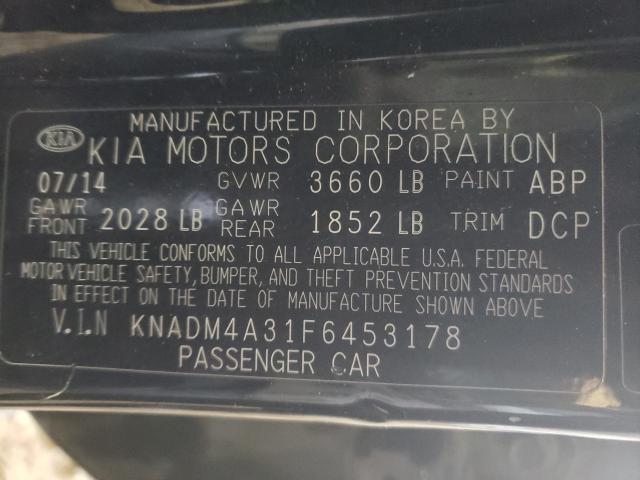 Photo 9 VIN: KNADM4A31F6453178 - KIA RIO LX 