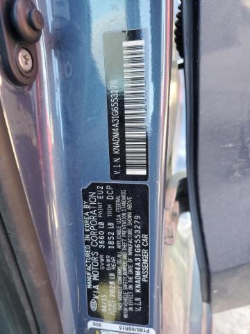 Photo 12 VIN: KNADM4A31G6553279 - KIA RIO LX 