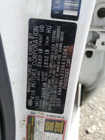 Photo 11 VIN: KNADM4A31G6639241 - KIA RIO LX 