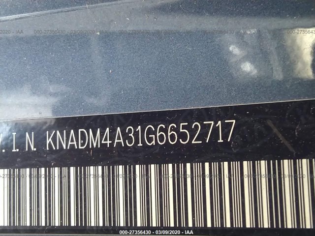 Photo 8 VIN: KNADM4A31G6652717 - KIA RIO 