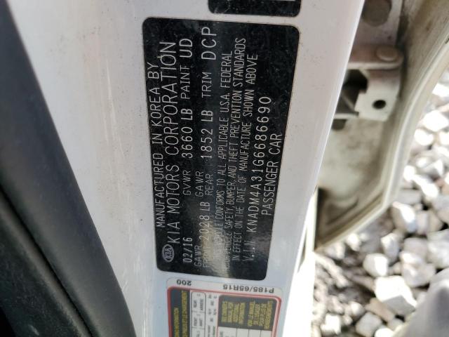 Photo 11 VIN: KNADM4A31G6686690 - KIA RIO 