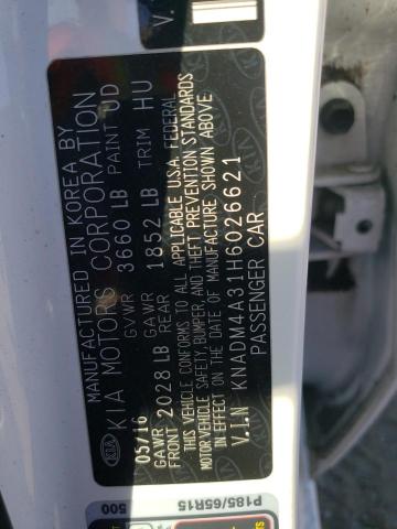 Photo 11 VIN: KNADM4A31H6026621 - KIA RIO LX 