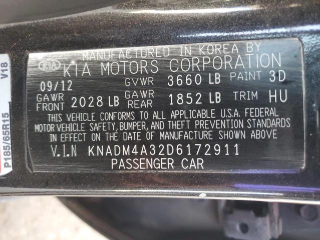 Photo 11 VIN: KNADM4A32D6172911 - KIA RIO 