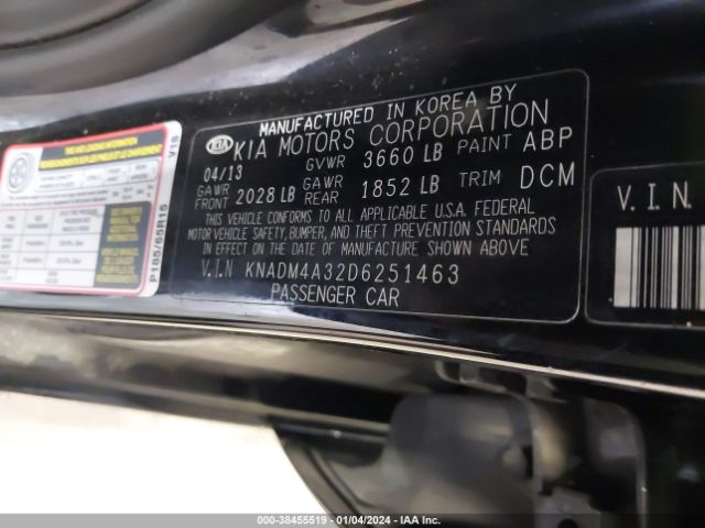 Photo 8 VIN: KNADM4A32D6251463 - KIA RIO 