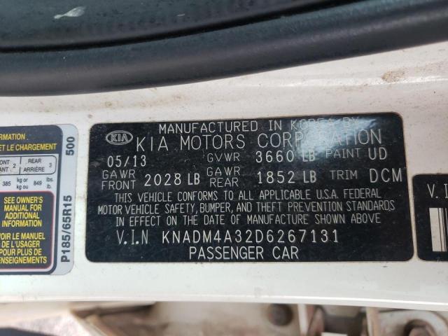 Photo 9 VIN: KNADM4A32D6267131 - KIA RIO LX 