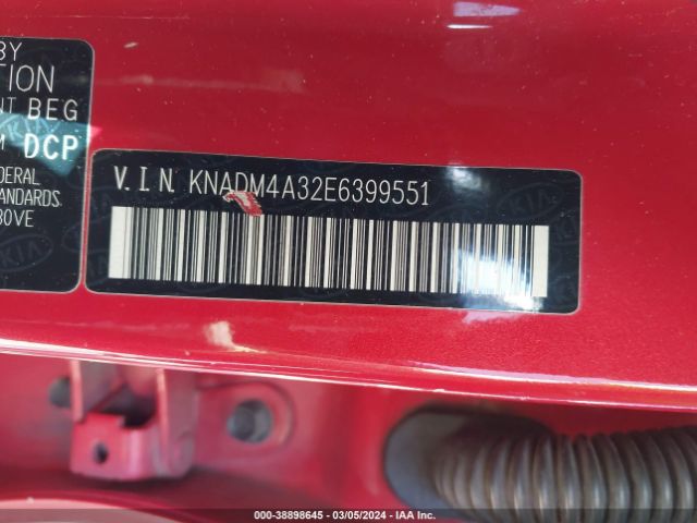 Photo 8 VIN: KNADM4A32E6399551 - KIA RIO 