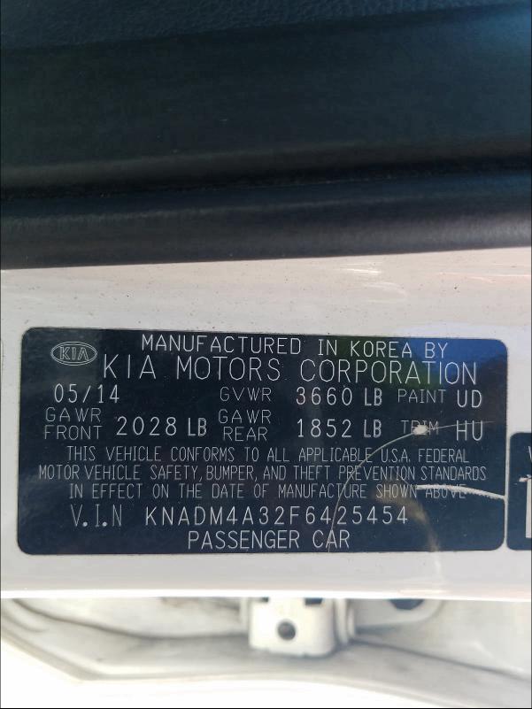 Photo 9 VIN: KNADM4A32F6425454 - KIA RIO LX 