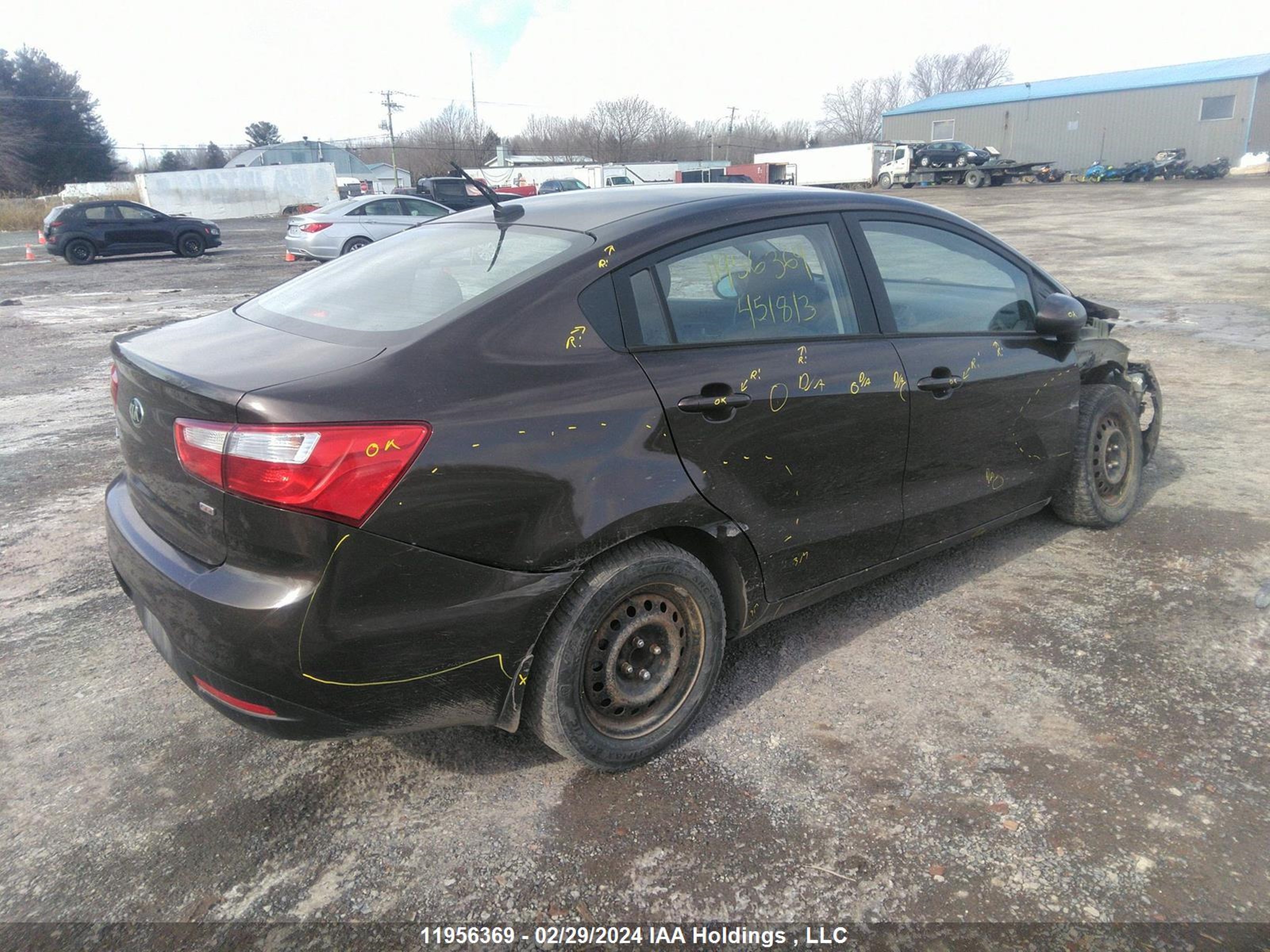 Photo 3 VIN: KNADM4A32F6451813 - KIA RIO 