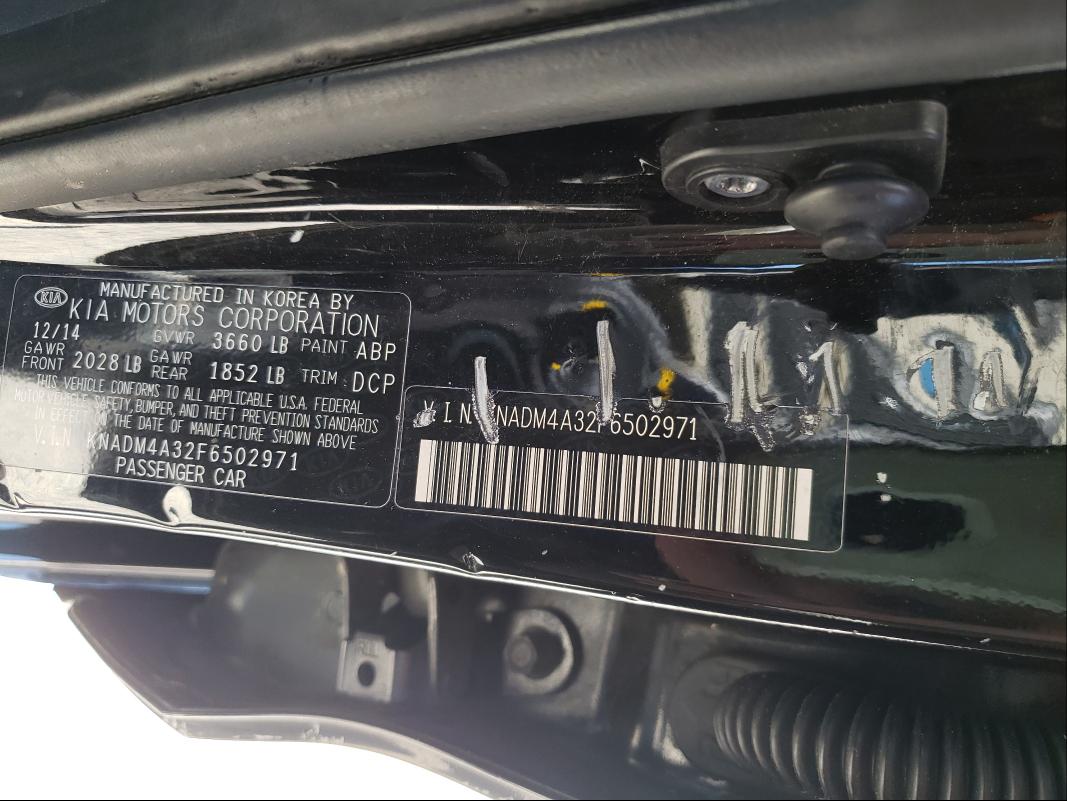 Photo 9 VIN: KNADM4A32F6502971 - KIA RIO LX 