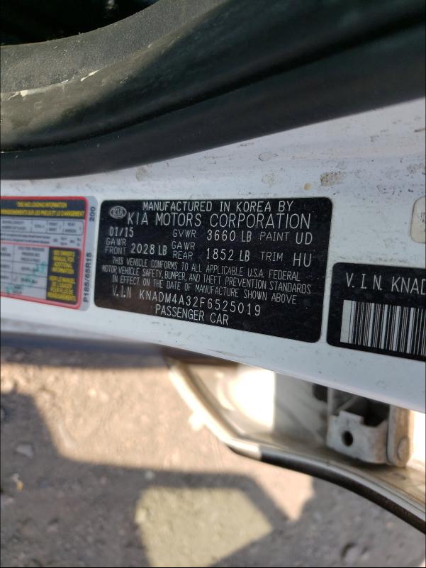 Photo 9 VIN: KNADM4A32F6525019 - KIA RIO LX 