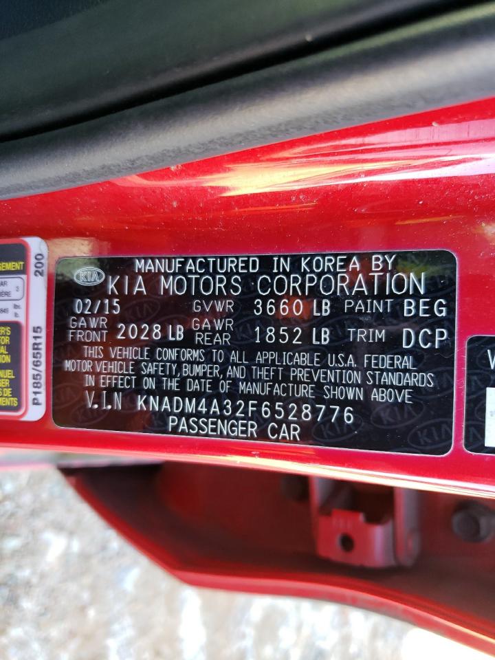 Photo 11 VIN: KNADM4A32F6528776 - KIA RIO 