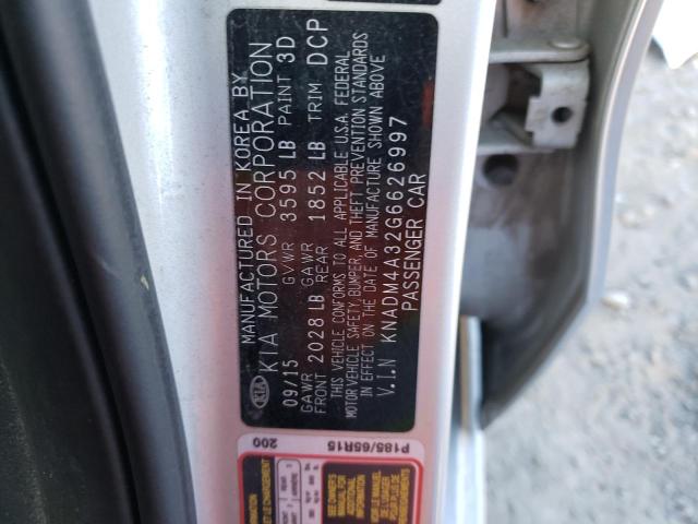 Photo 12 VIN: KNADM4A32G6626997 - KIA RIO 