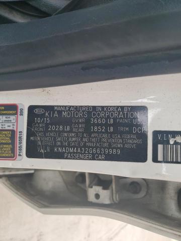 Photo 11 VIN: KNADM4A32G6639989 - KIA RIO LX 