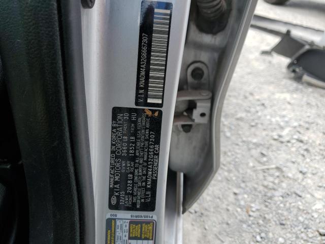 Photo 11 VIN: KNADM4A32G6667307 - KIA RIO LX 