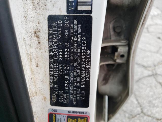 Photo 11 VIN: KNADM4A32H6008029 - KIA RIO LX 