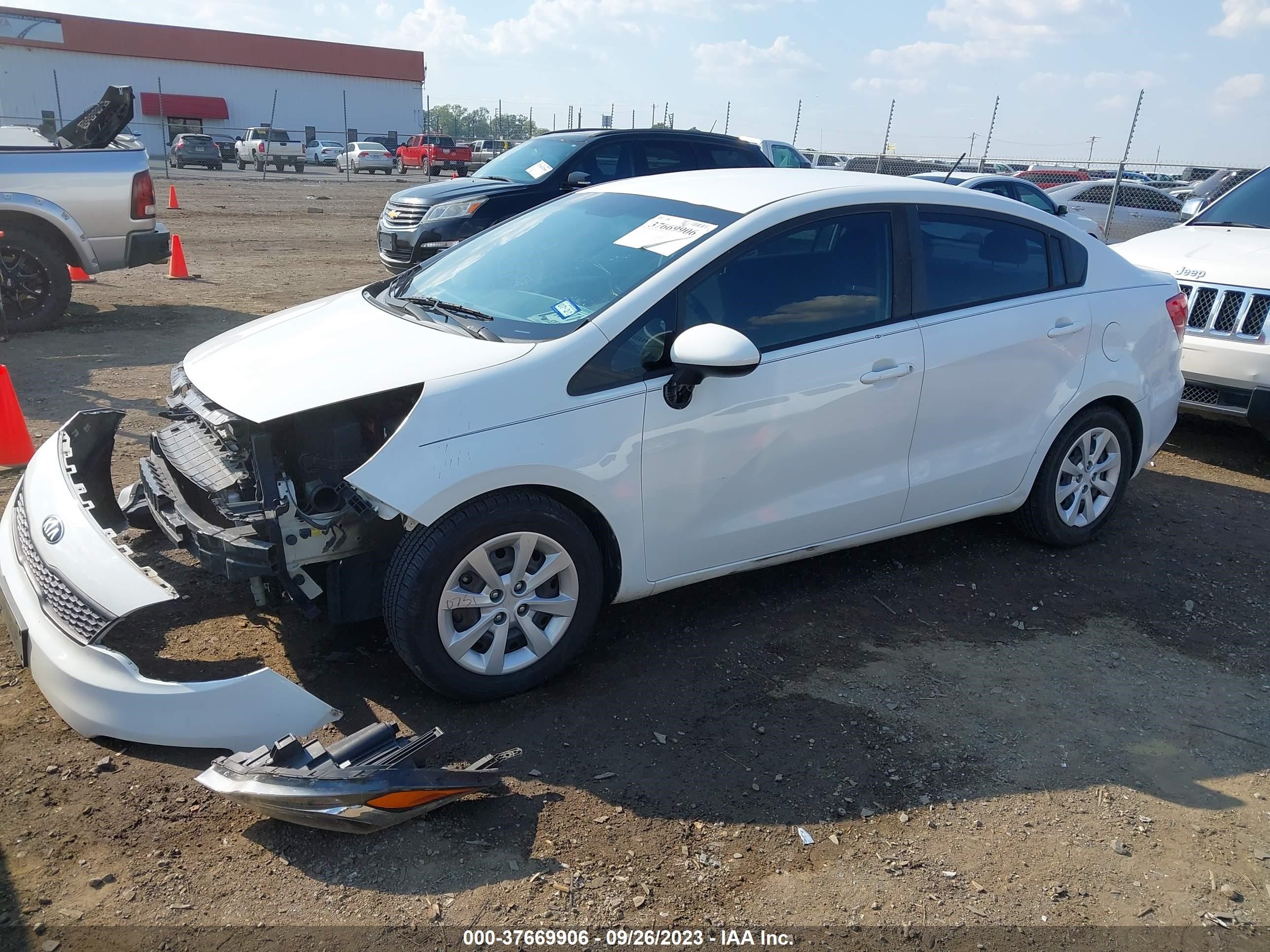 Photo 1 VIN: KNADM4A32H6050376 - KIA RIO 