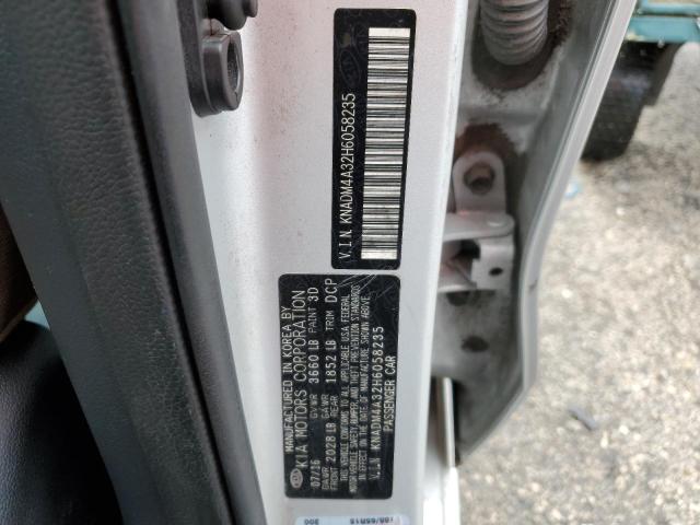 Photo 11 VIN: KNADM4A32H6058235 - KIA RIO LX 