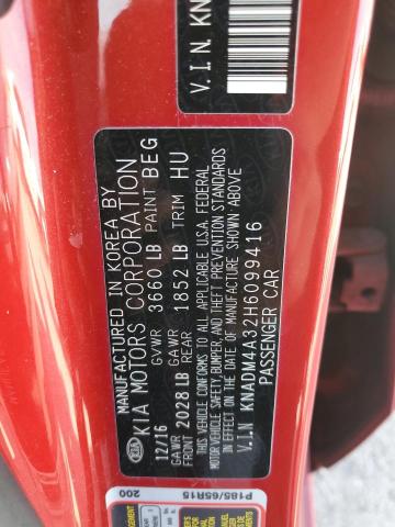 Photo 11 VIN: KNADM4A32H6099416 - KIA RIO 