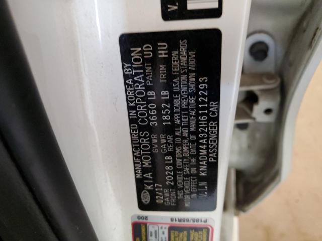 Photo 11 VIN: KNADM4A32H6112293 - KIA RIO LX 