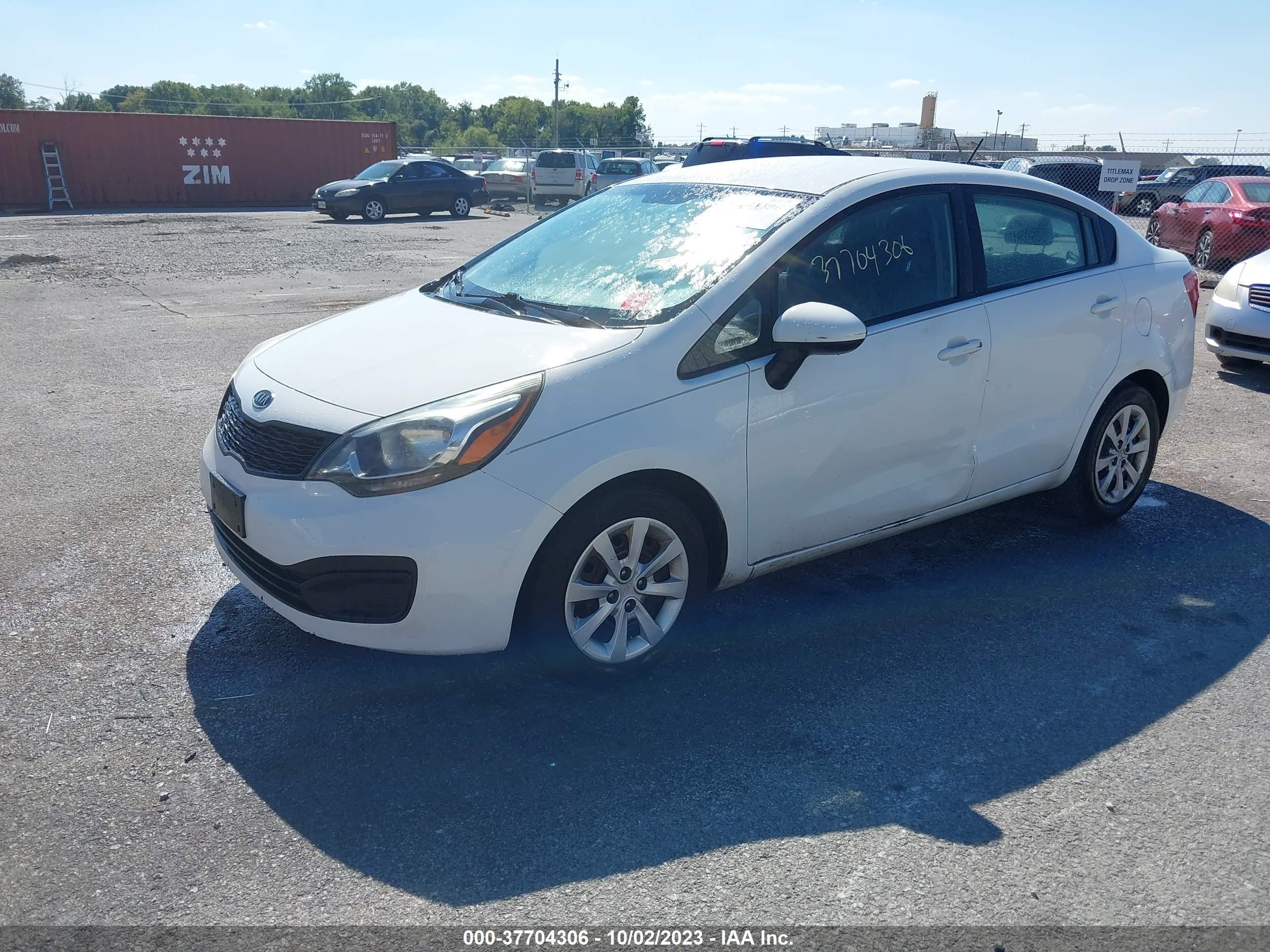 Photo 1 VIN: KNADM4A33C6075716 - KIA RIO 