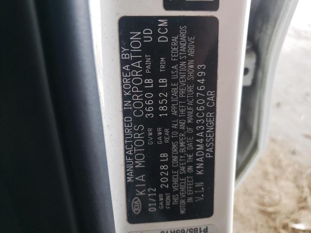 Photo 9 VIN: KNADM4A33C6076493 - KIA RIO LX 