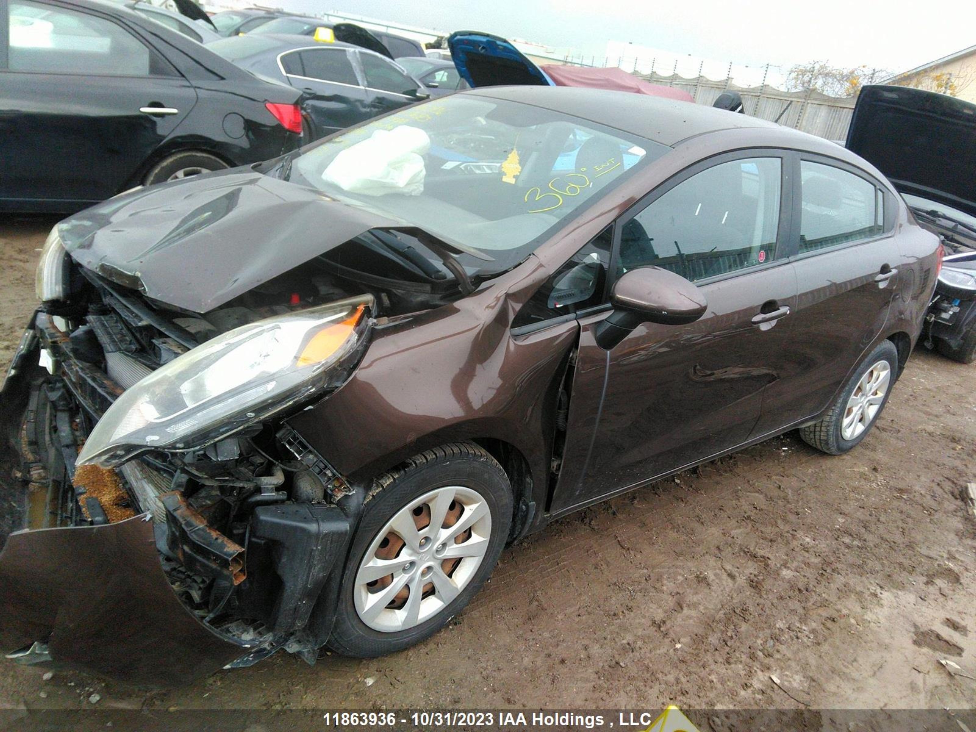 Photo 1 VIN: KNADM4A33D6136323 - KIA RIO 